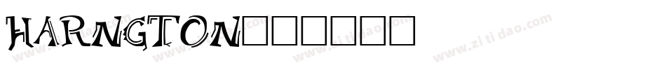 HARNGTON字体转换