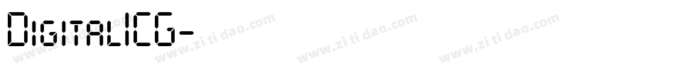DigitalICG字体转换