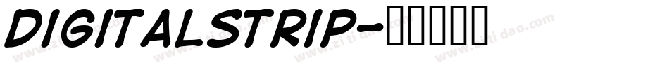 digitalstrip字体转换