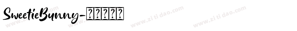 SweetieBunny字体转换