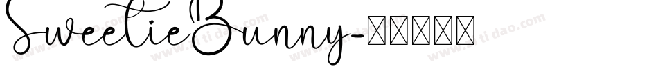 SweetieBunny字体转换