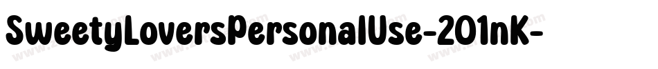 SweetyLoversPersonalUse-2O1nK字体转换