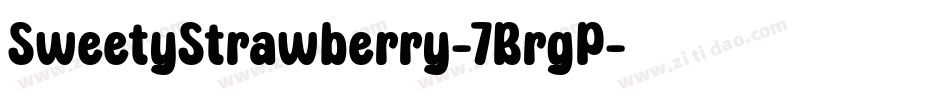 SweetyStrawberry-7BrgP字体转换