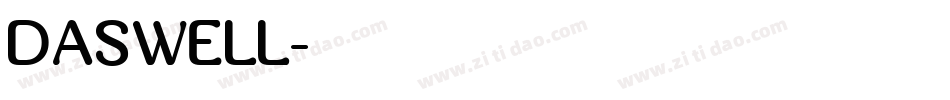 DASWELL字体转换