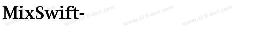 MixSwift字体转换