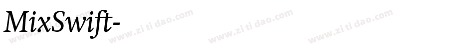 MixSwift字体转换