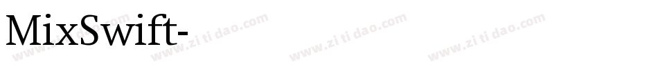 MixSwift字体转换