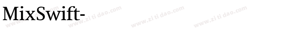 MixSwift字体转换