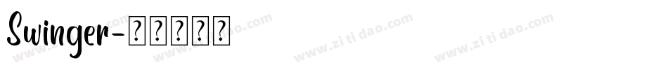 Swinger字体转换