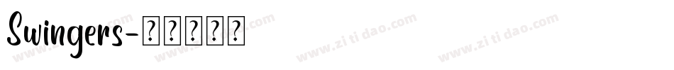 Swingers字体转换