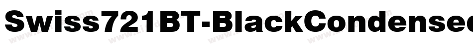 Swiss721BT-BlackCondensed字体转换
