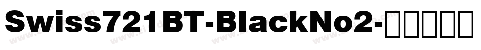 Swiss721BT-BlackNo2字体转换