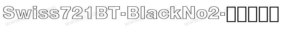 Swiss721BT-BlackNo2字体转换