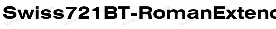 Swiss721BT-RomanExtended字体转换