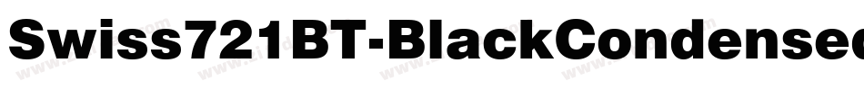 Swiss721BT-BlackCondensed字体转换