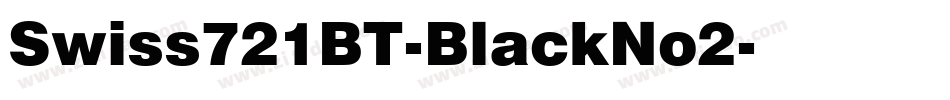 Swiss721BT-BlackNo2字体转换