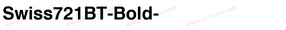 Swiss721BT-Bold字体转换