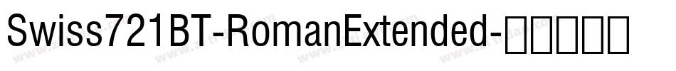 Swiss721BT-RomanExtended字体转换