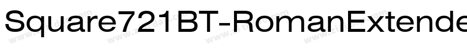 Square721BT-RomanExtended字体转换