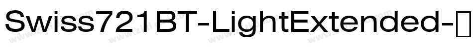 Swiss721BT-LightExtended字体转换