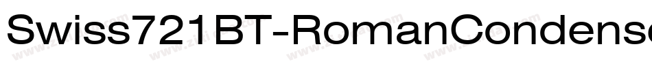 Swiss721BT-RomanCondensed字体转换