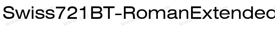 Swiss721BT-RomanExtended字体转换