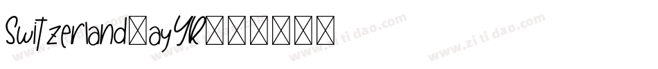 Switzerland-ayYR字体转换
