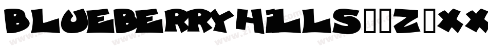 BlueberryHills3-z8Xx3字体转换