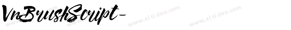 VnBrushScript字体转换
