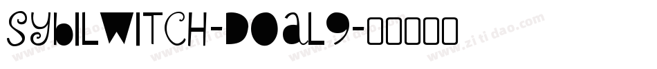 SybilWitch-DOaL9字体转换