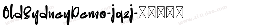 OldSydneyDemo-jqzj字体转换