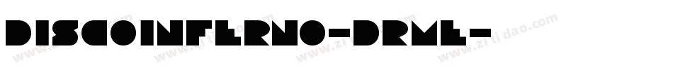 DiscoInferno-drME字体转换