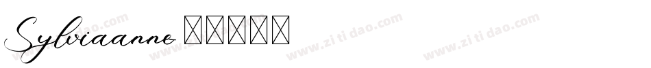 Sylviaanne字体转换