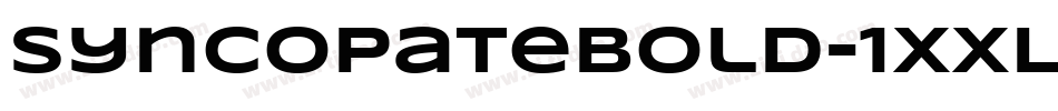 SyncopateBold-1XXL字体转换