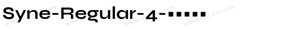 Syne-Regular-4字体转换