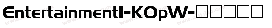 Entertainment1-K0pW字体转换