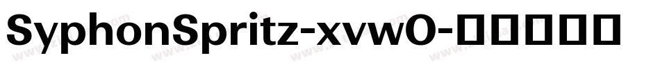 SyphonSpritz-xvwO字体转换