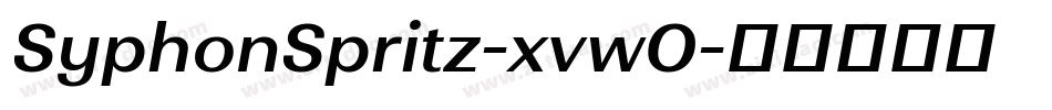 SyphonSpritz-xvwO字体转换