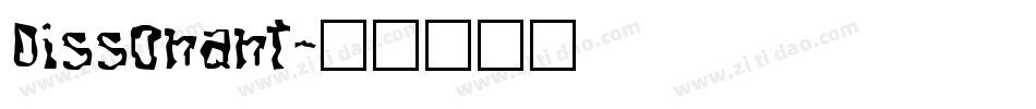Dissonant字体转换