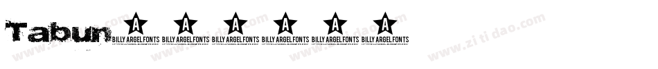 Tabun字体转换