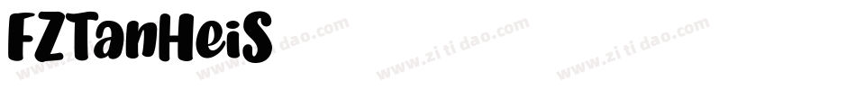 FZTanHeiS字体转换