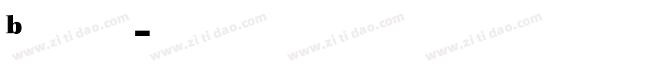 Bodonitown字体转换