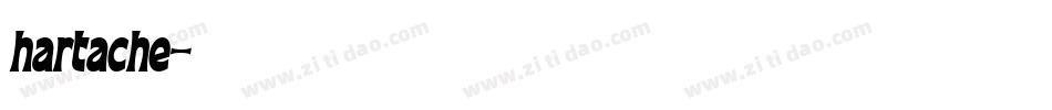 hartache字体转换