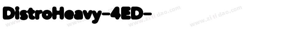 DistroHeavy-4ED字体转换