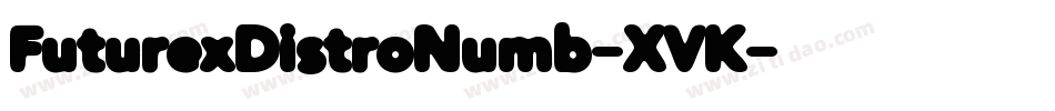 FuturexDistroNumb-XVK字体转换