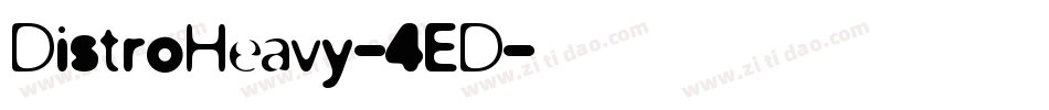 DistroHeavy-4ED字体转换