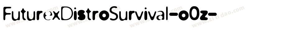 FuturexDistroSurvival-o0z字体转换
