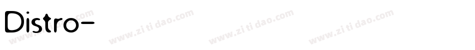 Distro字体转换