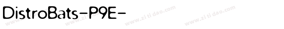DistroBats-P9E字体转换