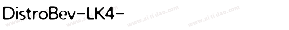 DistroBev-LK4字体转换
